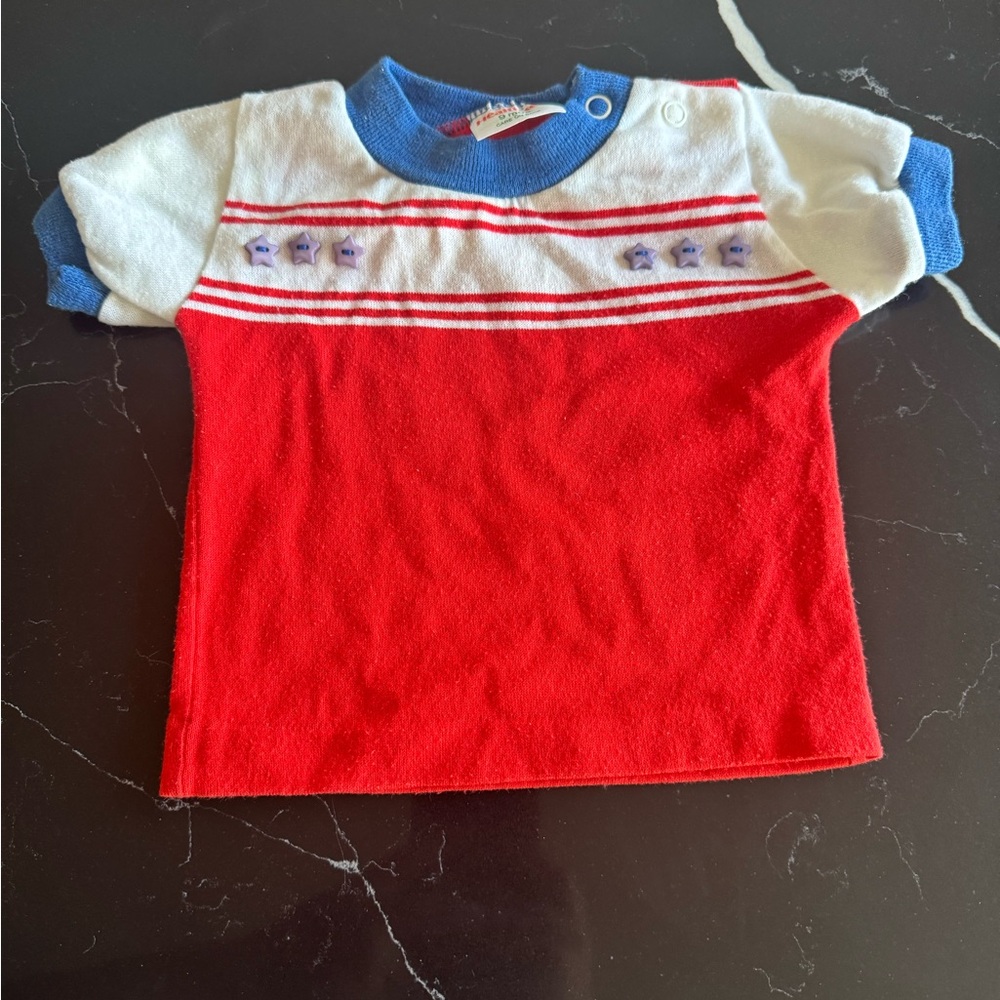 Vintage Red and Blue Kids Shirt